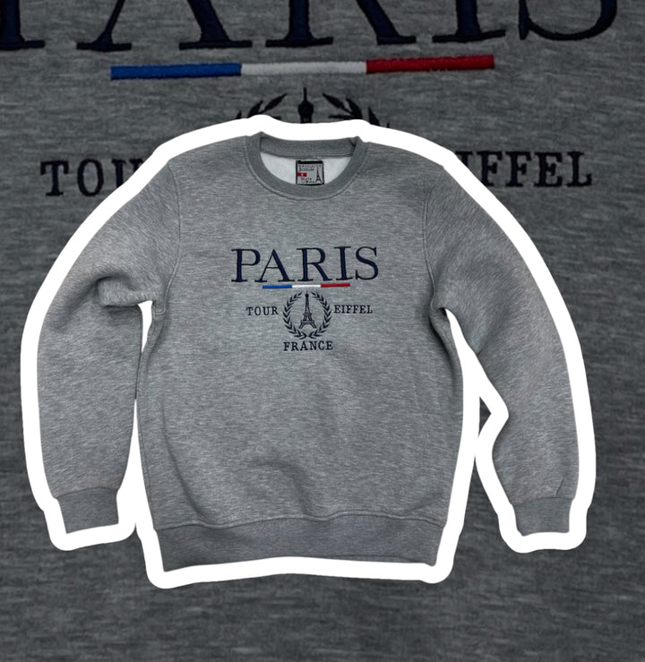 Moletom Paris Torre Eiffel Cinza