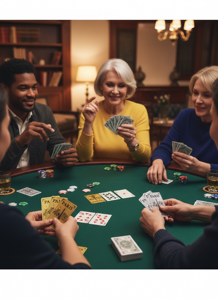 Baralho de Cartas Paris – Edição Prateada ou Dourada