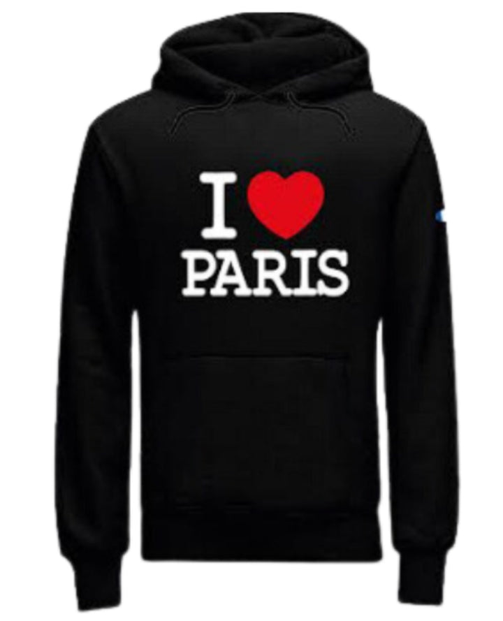 Agasalho de moleton I love Paris Violeta