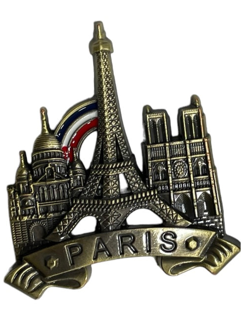 Magnet Tour Eiffel Monuments de Paris arc en ciel