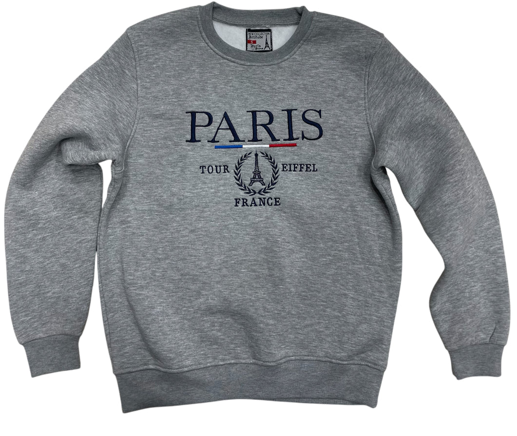 Moletom Paris Torre Eiffel Cinza