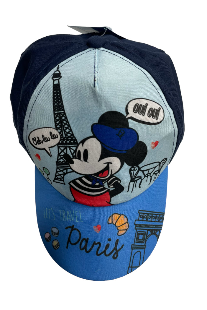 Casquette Mickey Tour Eiffel Paris enfant