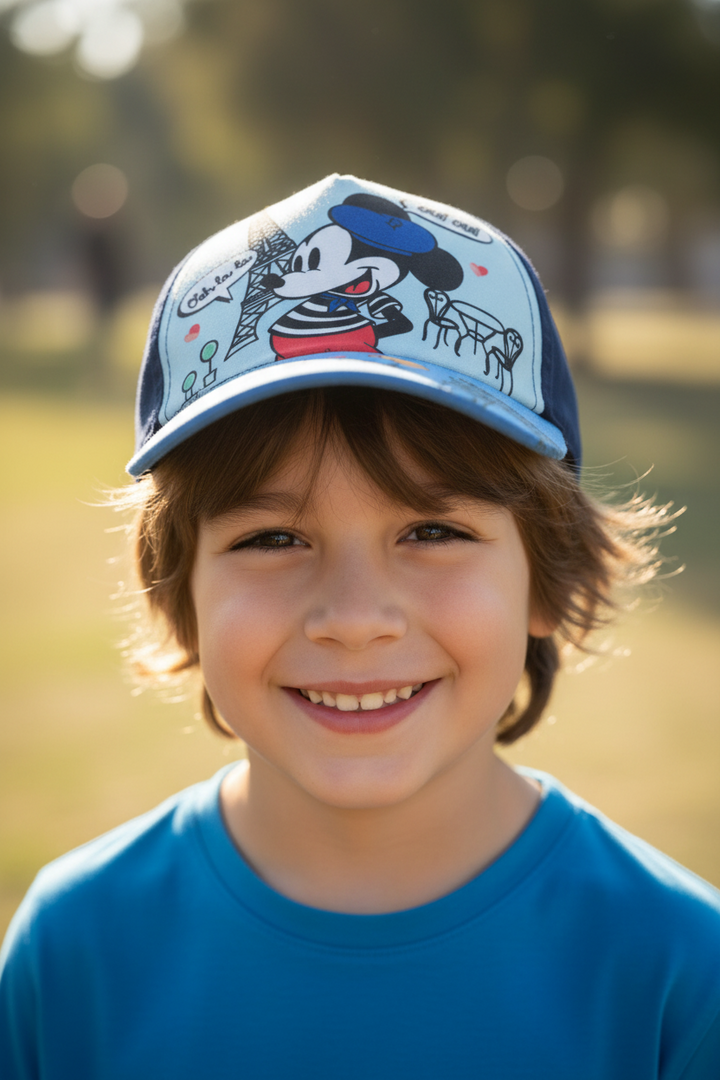 Children's Mickey Eiffel Tower Paris cap