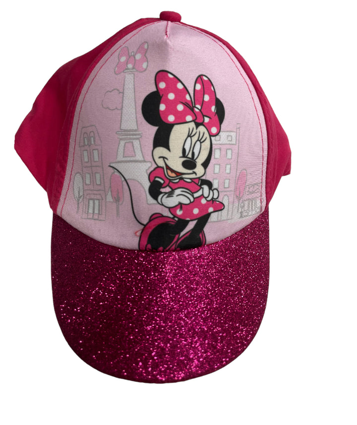 Casquette Tour Eiffel Minnie Mouse Rose fushia
