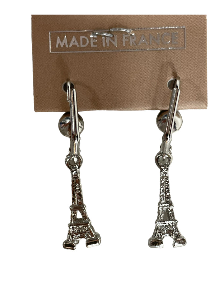 Boucle d’oreille Tour Eiffel cristal
