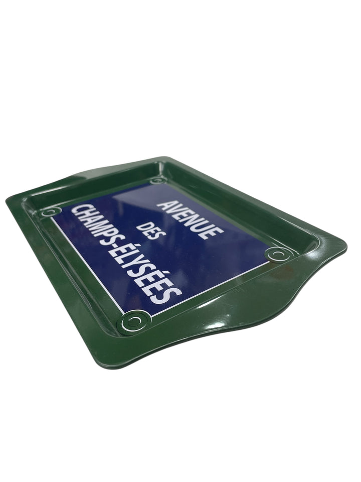 Plateaux métal souvenirs de Paris