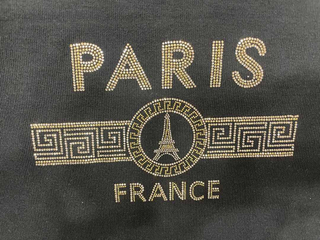 Blusa Manga Longa Preta Paris