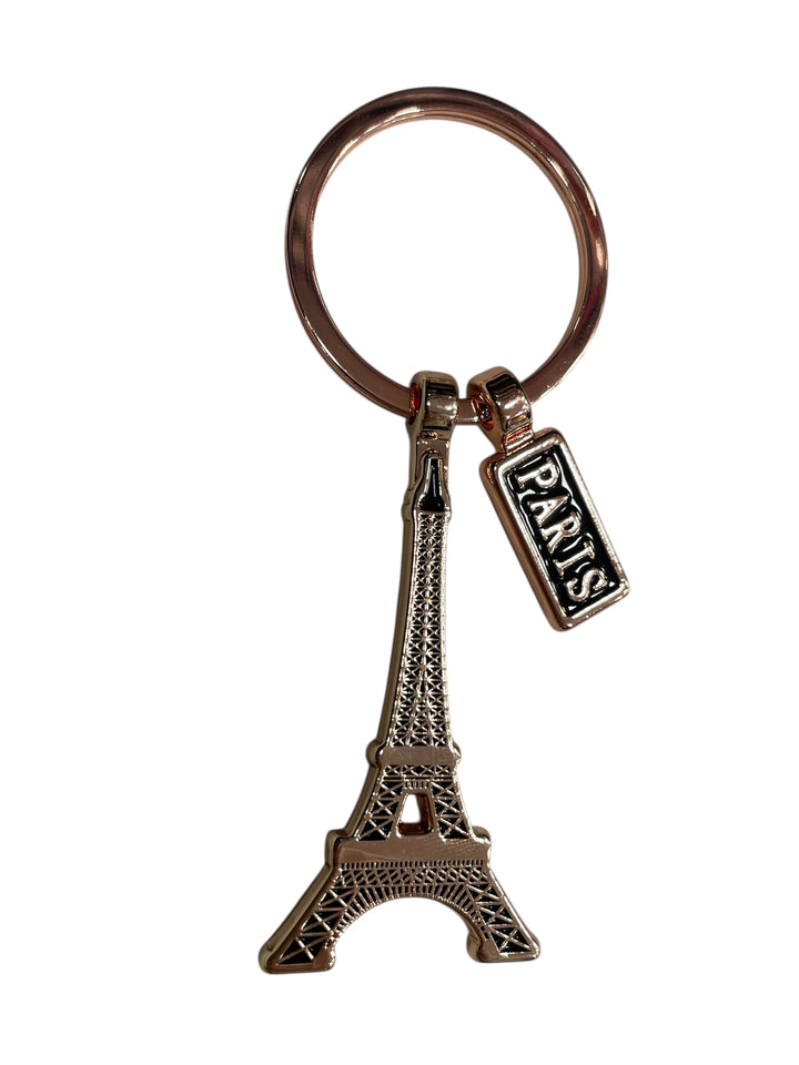 Porte clés Tour Eiffel luxe Paris métal rose