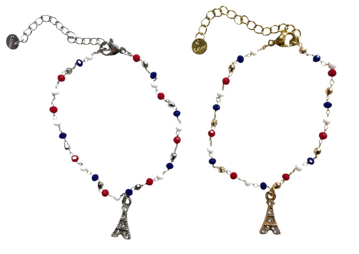 Bracelet Tour Eiffel – Bleu Blanc Rouge 🇫🇷