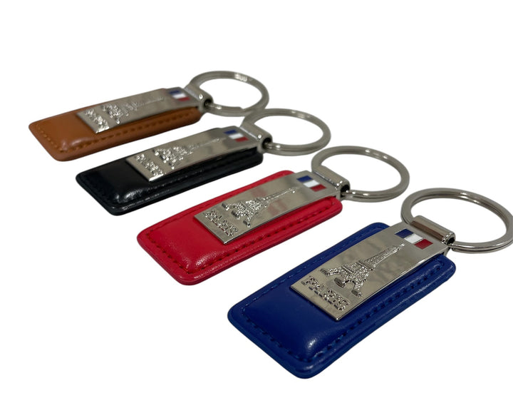 Porte-clés cuir synthétique Tour Eiffel