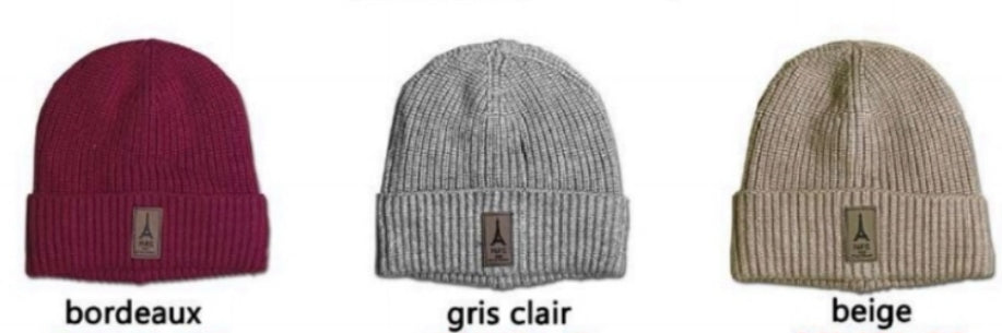 Gorro Paris Lembrança da França, Unissex