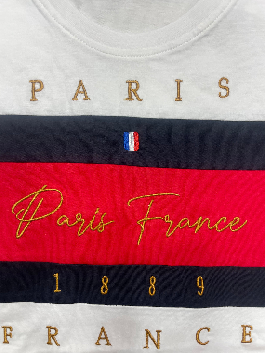 T-shirt bordada Paris França 🇫🇷 1889