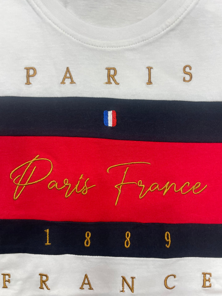 T-shirt bordada Paris França 🇫🇷 1889