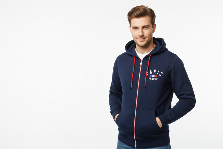 Moletom bordado PARIS FRANÇA