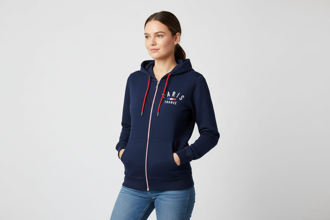 Moletom bordado PARIS FRANÇA