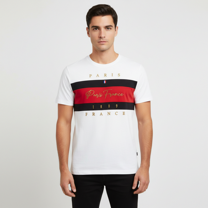 T-shirt bordada Paris França 🇫🇷 1889