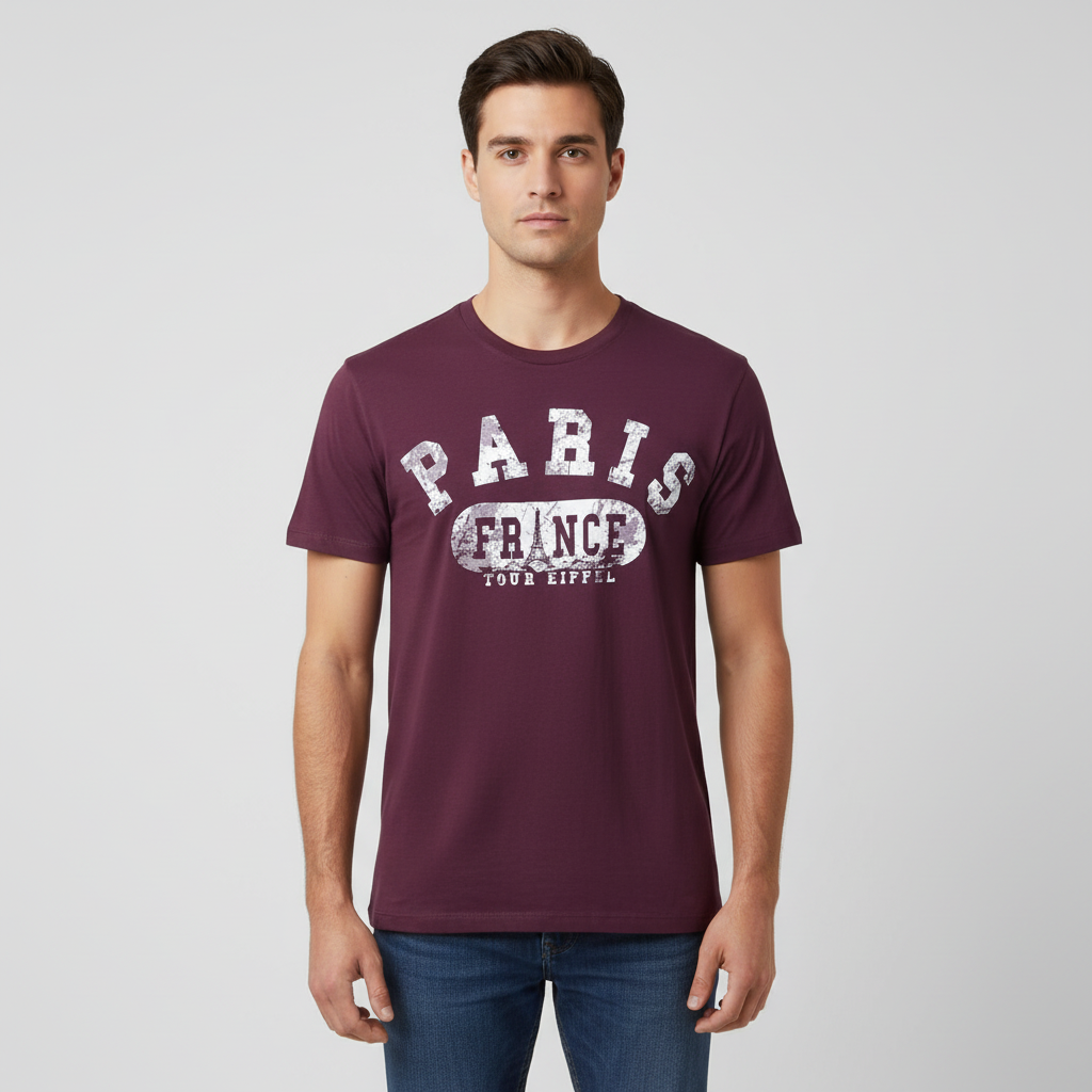 Tee shirt Paris France Fashion