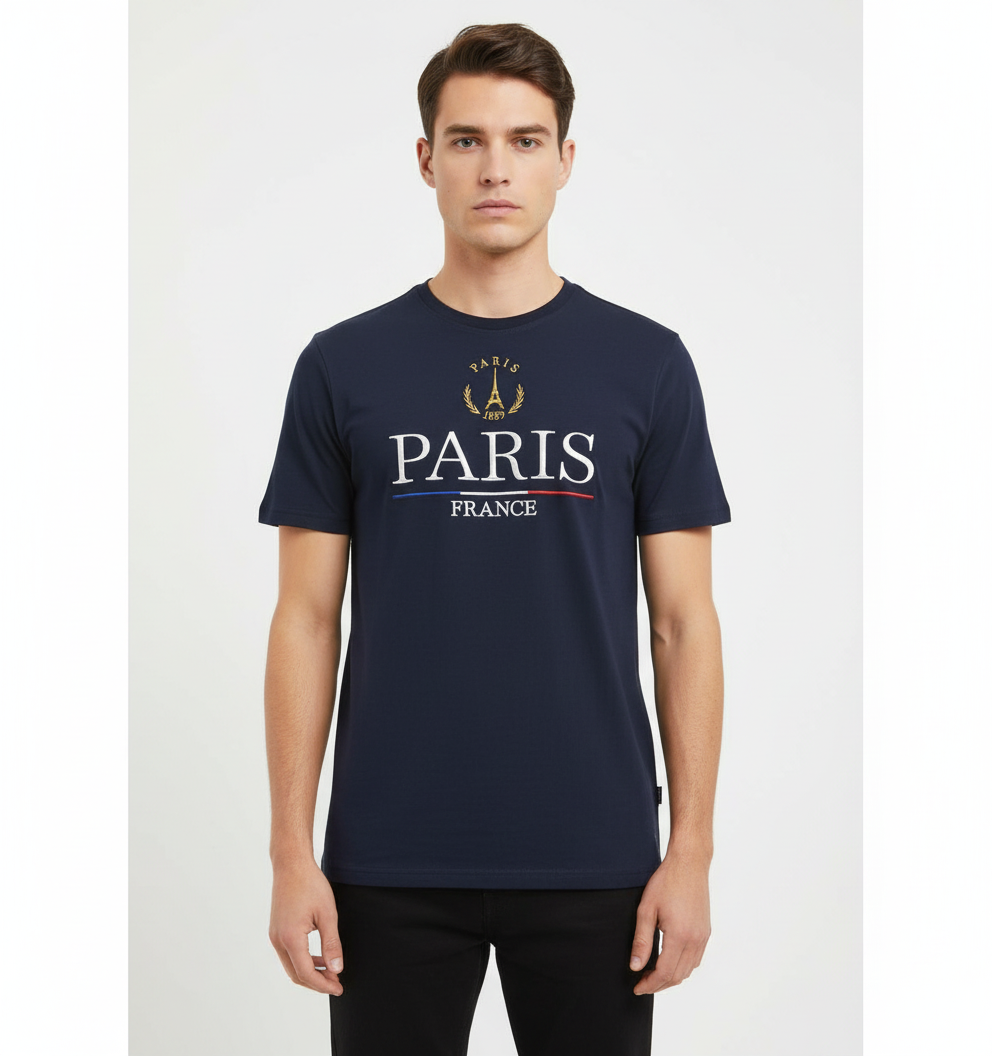 Camiseta bordada Paris France