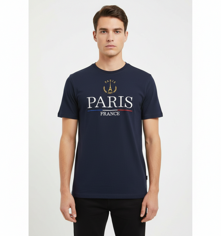 Camiseta bordada Paris France
