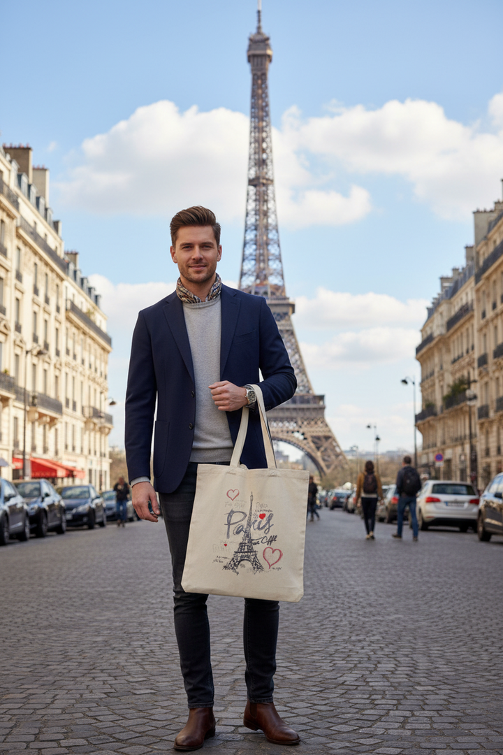Early Bag Eiffel Tower Paris heart ♥️