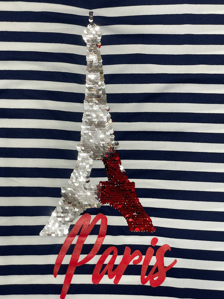 Eiffel Tower Sekin sailor T-shirt