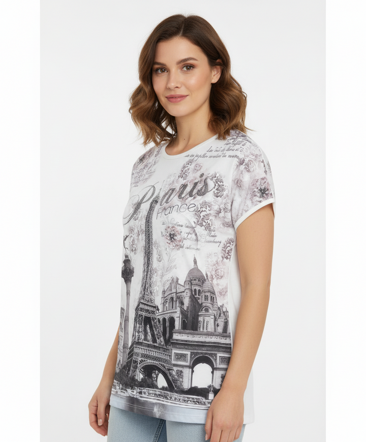 Tee shirt Tour Eiffel monuments suprême