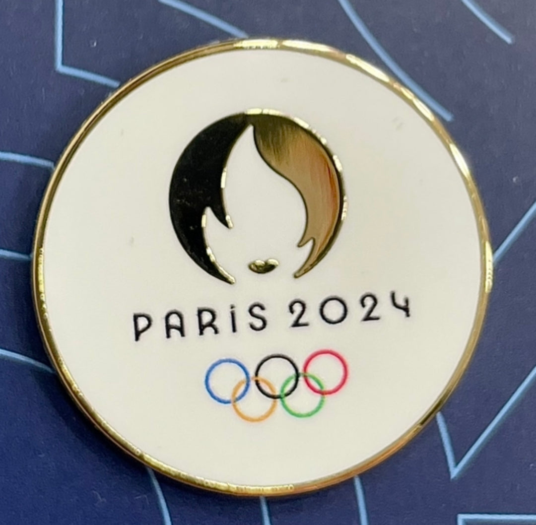 Pin's Officiel Paris 2024 - Flamme Olympique