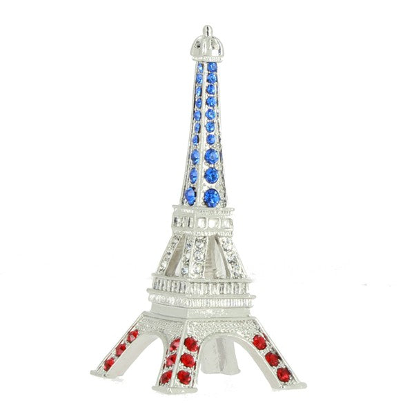 Tour Eiffel strass tricolor