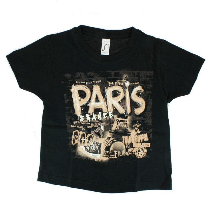 T-shirt gris paris city graph