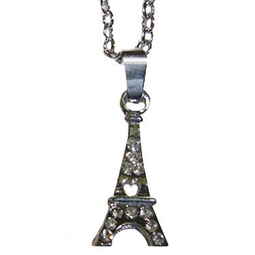 Collier Tour Eiffel coeur