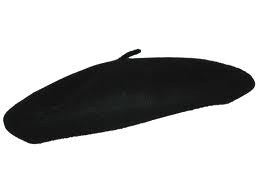 Beret basque noir
