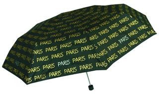 Parapluie Paris Paris Noir et Or