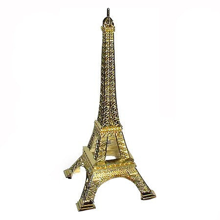 Tour Eiffel métal doré