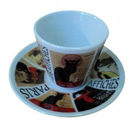 Tasse à café "La Tournée du Chat noir"