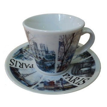 Tasse à café monuments de Paris