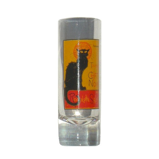 Verre tube La Tournée du Chat noir