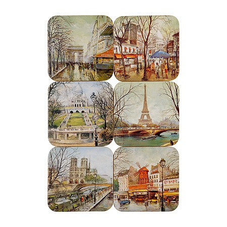 6 sous verres Paris 