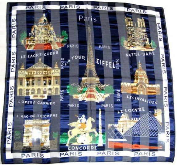 Foulard monuments de Paris