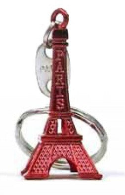 Porte-clés Tour Eiffel rouge