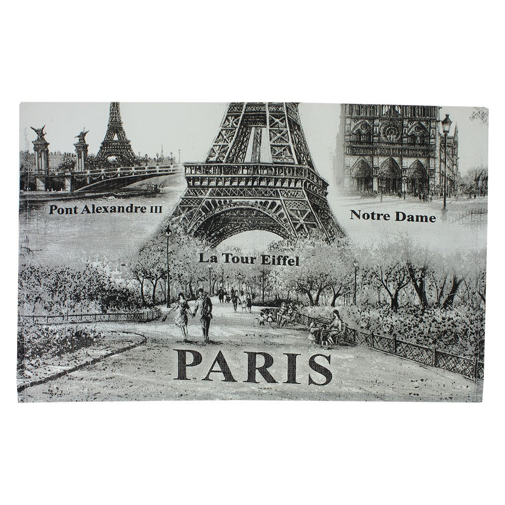 Torchon Tour Eiffel Paris 5 monuments 