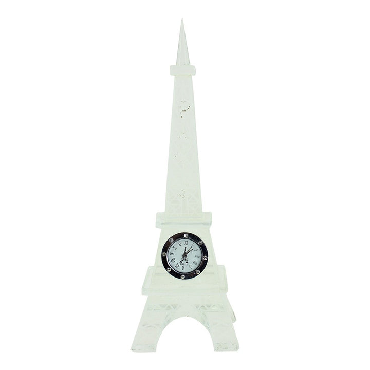 Tour Eiffel cristal horloge