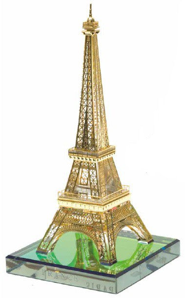 Tour Eiffel cristal doré