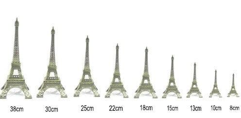Tour Eiffel métal bronze