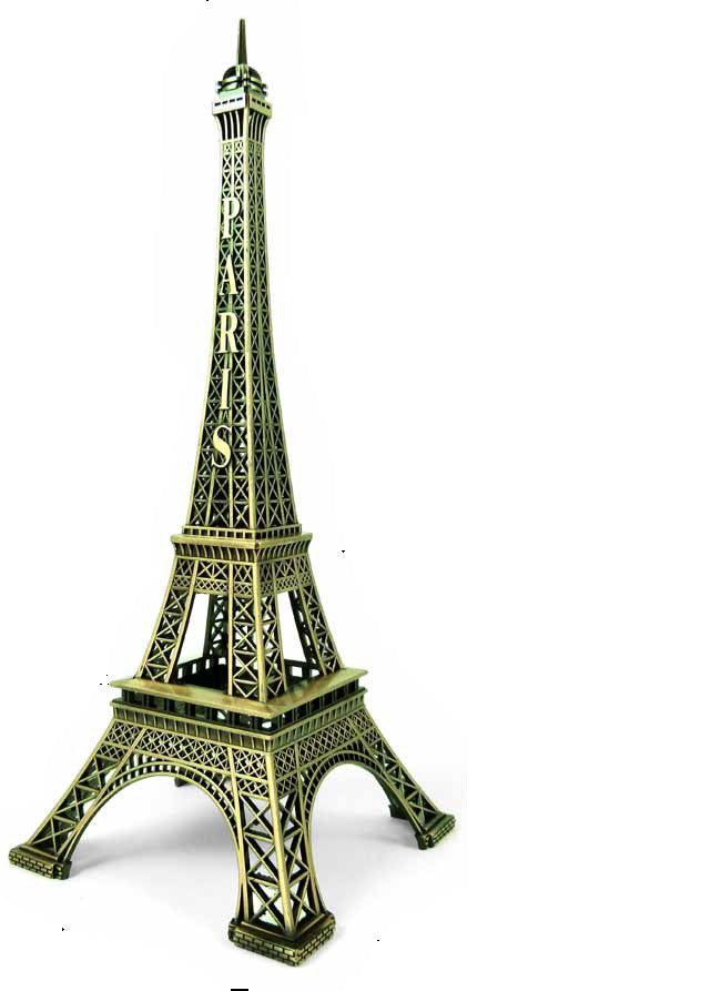 Tour eiffel métal bronze