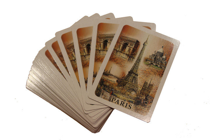 jeux de carte souvenir de paris