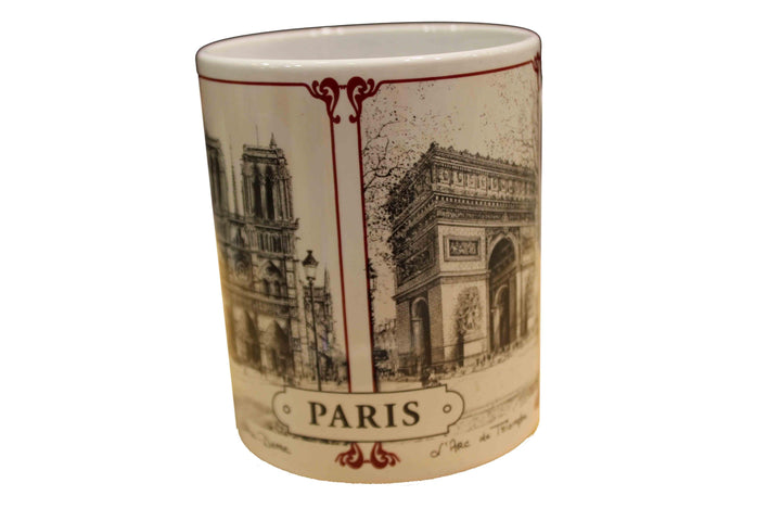 Tasse 4 monuments de Paris noir et blanc