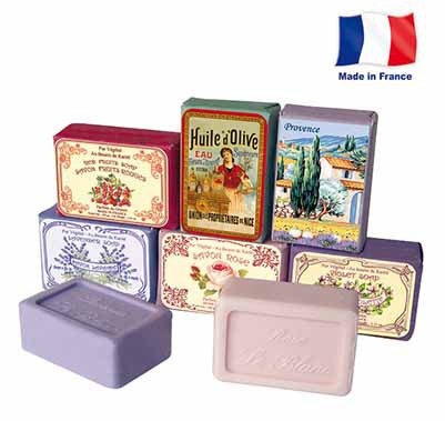 Pack de 3 savon au beurre de karité souvenir de Paris