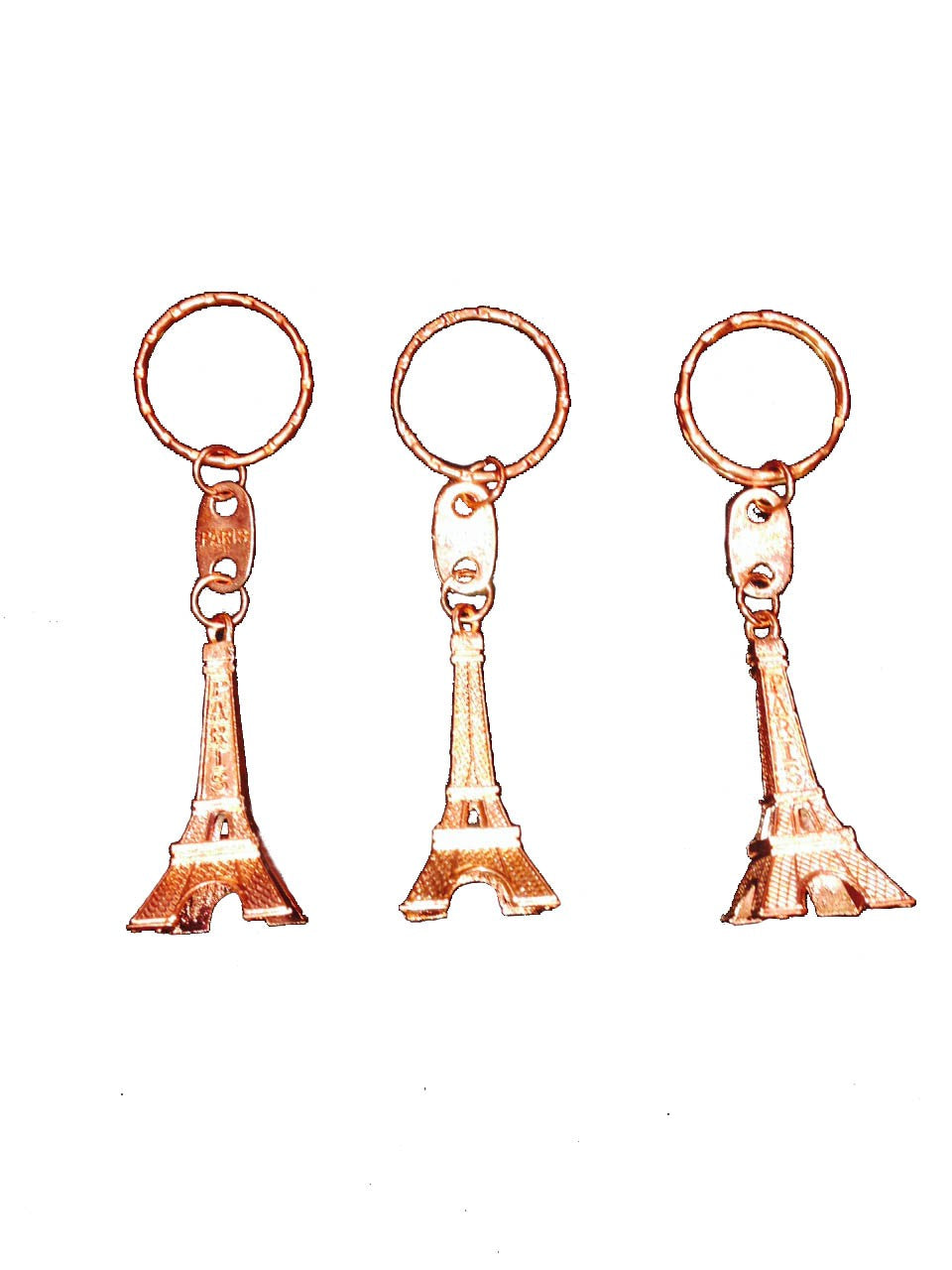 Porte clés Tour Eiffel couleur cuivre