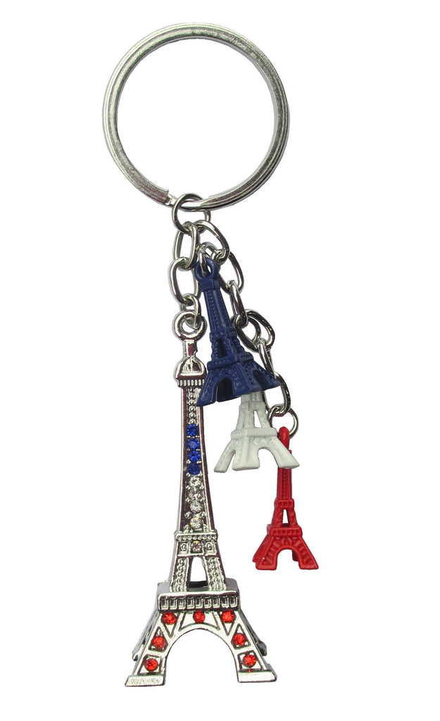 Porte Clés Tour Eiffel Couleur En Métal