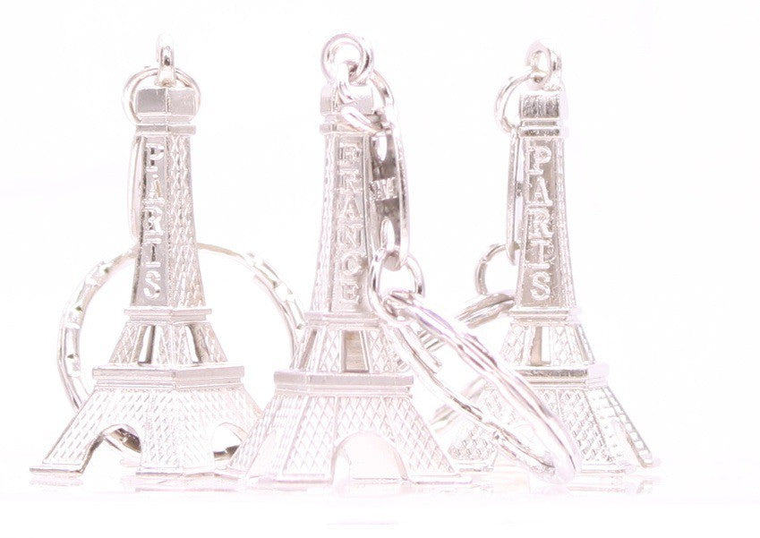 Porte clés tour Eiffel argenté